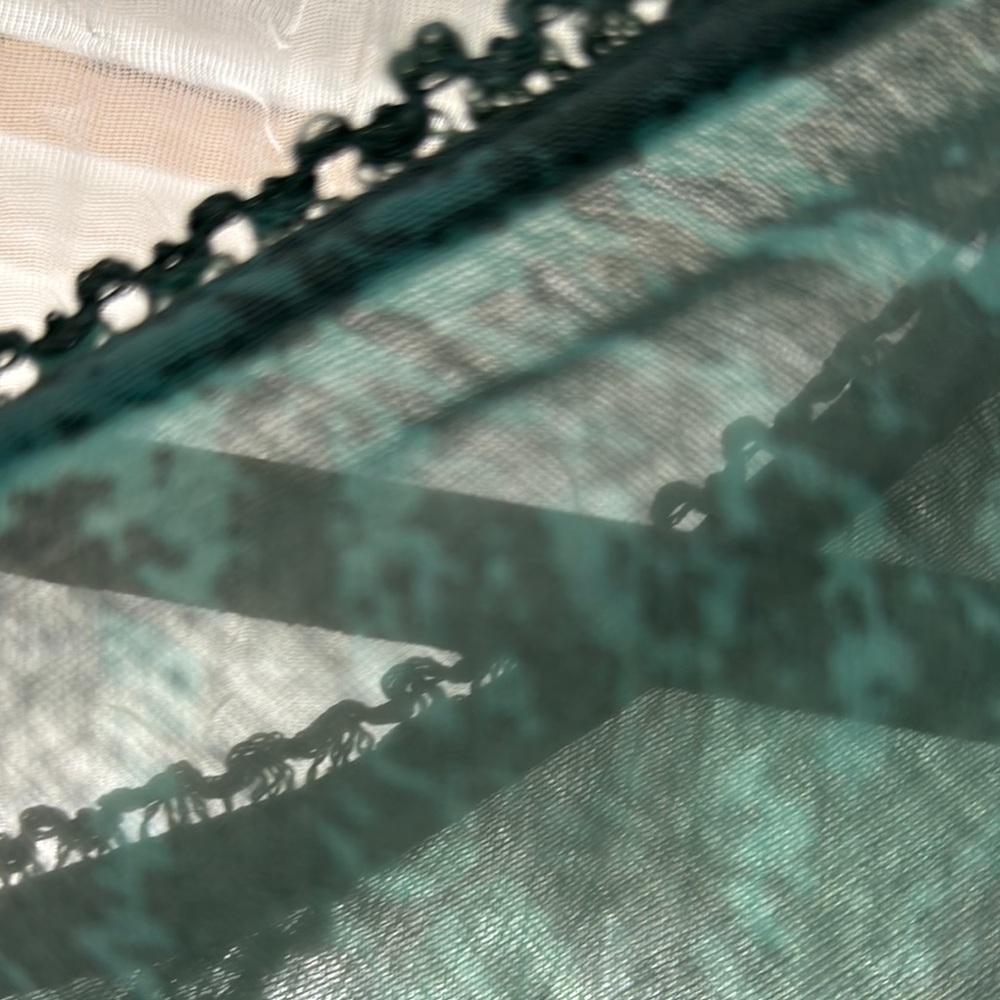 India Boutique Green Sheer Dress with Hat - Picture 10 of 12